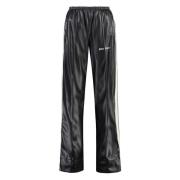 Contrasterende zijstreep Vegan Track Broek Palm Angels , Black , Dames