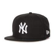 MLB League Essentieel Platte Klep Pet New Era , Black , Unisex