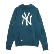 Team Logo Hoody in Donker Turquoise/Wit New Era , Blue , Heren