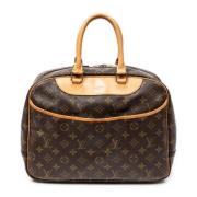 Pre-owned Canvas handbags Louis Vuitton Vintage , Brown , Dames