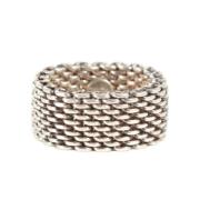 Pre-owned Silver rings Tiffany & Co. Pre-owned , Gray , Dames