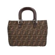 Pre-owned Canvas fendi-bags Fendi Vintage , Brown , Dames