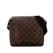 Pre-owned Canvas shoulder-bags Louis Vuitton Vintage , Brown , Dames