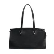 Pre-owned Leather louis-vuitton-bags Louis Vuitton Vintage , Black , D...