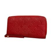 Pre-owned Fabric wallets Louis Vuitton Vintage , Red , Dames