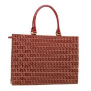 Pre-owned Canvas fendi-bags Fendi Vintage , Red , Dames