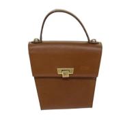 Pre-owned Leather dior-bags Dior Vintage , Brown , Dames