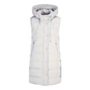 Gewatteerd Vest met Capuchon Betty Barclay , White , Dames