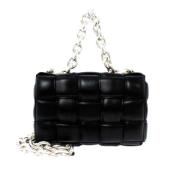 Pre-owned Leather shoulder-bags Bottega Veneta Vintage , Black , Dames