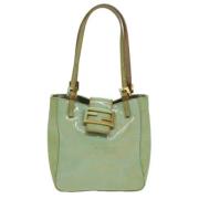 Pre-owned Canvas fendi-bags Fendi Vintage , Green , Dames