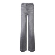 Stijlvolle Grijze Flared Jeans 7 For All Mankind , Gray , Dames