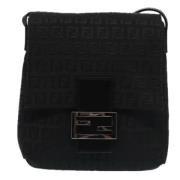 Pre-owned Canvas fendi-bags Fendi Vintage , Black , Dames