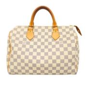 Pre-owned Fabric louis-vuitton-bags Louis Vuitton Vintage , White , Da...