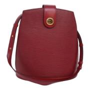 Pre-owned Leather louis-vuitton-bags Louis Vuitton Vintage , Red , Dam...