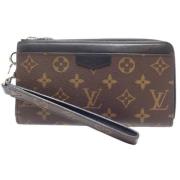 Pre-owned Canvas wallets Louis Vuitton Vintage , Brown , Dames