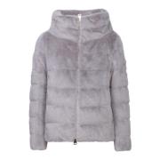 Grijze Donsjas Stijlvol en Warm Herno , Gray , Dames