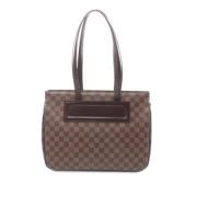 Pre-owned Canvas shoulder-bags Louis Vuitton Vintage , Brown , Dames