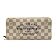 Pre-owned Fabric wallets Louis Vuitton Vintage , Beige , Dames