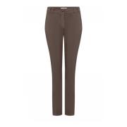 Klassieke Chino Broek Animal Fur Gustav , Brown , Dames