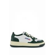 Groene platte schoenen Klassieke sportieve sneaker Autry , Green , Her...