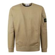 Casual Hoodie Stone Island , Beige , Heren