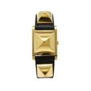 Pre-owned Yellow Gold watches Hermès Vintage , Yellow , Dames