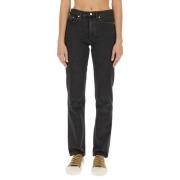 Katoenen Jeans Gemaakt in Portugal A.p.c. , Black , Dames