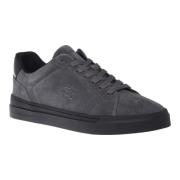 Trainers in dark grey suede Baldinini , Gray , Heren