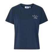 Sky Captain T-shirt Top Ball , Blue , Dames