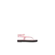 Cece Leren Sandalen By FAR , Pink , Dames