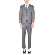 Klassiek pak met spiegellapellen Thom Browne , Gray , Heren