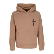 Kameel Heren Hoodie met Kangoeroezak Propaganda , Brown , Heren