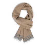 Boggi Milano Boorwol Sjaal Boggi Milano , Beige , Heren