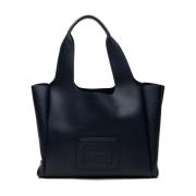 Blauwe Shopping Media Tas Hogan , Blue , Dames