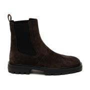 Bruine Chelsea Sneakers Hogan , Brown , Heren