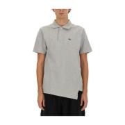 Katoenen Polo Shirt Samenwerking Lacoste Comme des Garçons , Gray , He...