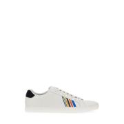 Leren Streep Sneaker PS By Paul Smith , White , Heren