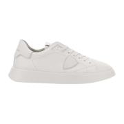 Witte Sneakers Parijse Stijl Philippe Model , White , Heren