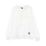 Witte hoodie met kangoeroezak Propaganda , White , Heren