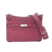 Pre-owned Leather shoulder-bags Hermès Vintage , Pink , Dames