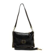 Zwarte Tassen Pochette Stijl Campomaggi , Black , Dames