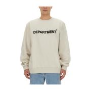 Logo Sweatshirt, Regular Fit, 100% Katoen Department Five , Beige , He...