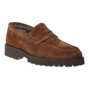 Loafers in suede Baldinini , Brown , Heren