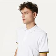 Casual T-shirt en Polo Collectie K-Way , White , Heren