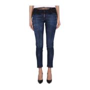 Jennifer Skinny Jeans Dsquared2 , Blue , Dames