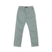 Groene Chino Relaxte Lange Broek Mannen Vans , Green , Heren