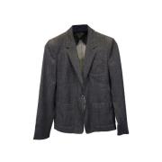 Grijze Wollen Blazer Jas Max Mara , Gray , Dames