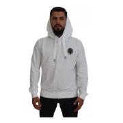 Witte Katoenen Hoodie met Logo Dolce & Gabbana , White , Heren