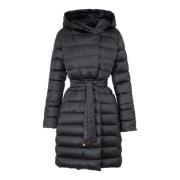 Zwarte Lange Pufferjas Dameskleding Max Mara , Black , Dames