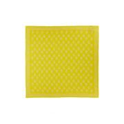 Schedel Biker Print Sjaal Alexander McQueen , Yellow , Dames